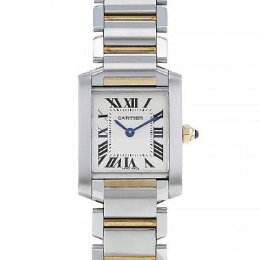 Reloj Cartier Tank Française de oro y acero Ref :  2384 Circa  2000