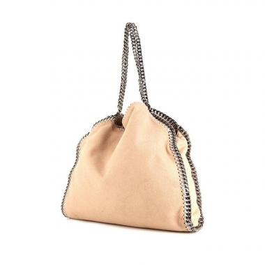 Bolso de mano Stella McCartney Falabella en lona rosa