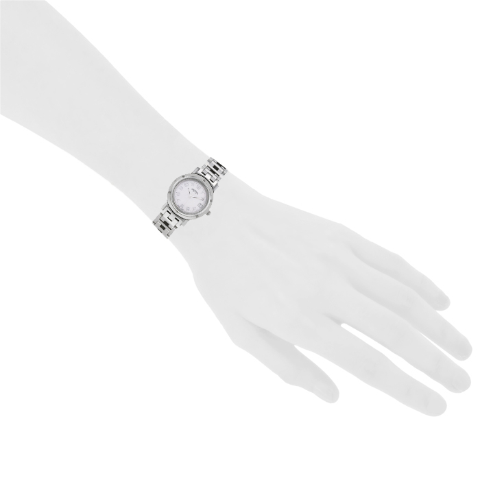 Hermes Clipper watch in stainless steel Ref:  CL4.210 Circa  2000 - Detail D1