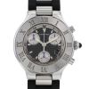 Cartier 21 Chronoscaph watch in stainless steel Ref:  2424 Circa  2000 - 00pp thumbnail