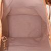 Louis Vuitton grand Noé large model shopping bag in azur damier canvas and natural leather - Detail D2 thumbnail