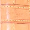 Louis Vuitton grand Noé large model shopping bag in azur damier canvas and natural leather - Detail D3 thumbnail