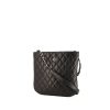 Bolso bandolera Chanel en cuero acolchado negro - 00pp thumbnail