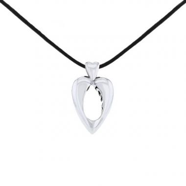 Ciondolo Piaget Coeur in oro bianco