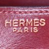 Sac à main Hermes Kelly 32 cm en cuir box bordeaux - Detail D3 thumbnail