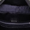 Fendi Baguette handbag in black satin and black lizzard - Detail D2 thumbnail