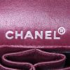 Chanel East West bag worn on the shoulder or carried in the hand in burgundy, brown and blue tweed - Detail D3 thumbnail