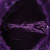Sac du soir Prada en vison violet - Detail D2 thumbnail