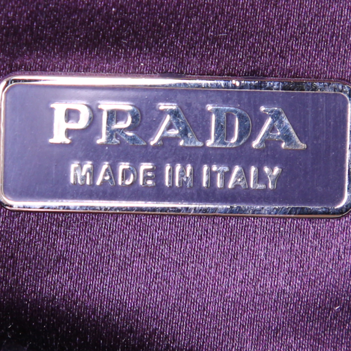 Sac du soir Prada en vison violet - Detail D3