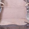Bolso de mano Bottega Veneta en cuero intrecciato plateado - Detail D2 thumbnail