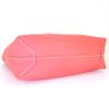 Shopping bag Hermes Double Sens in pelle taurillon clemence rosa Jaipur e rosso Sanguine - Detail D5 thumbnail
