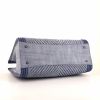 Chanel Boy shopping bag in blue denim canvas and blue leather - Detail D4 thumbnail