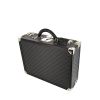 Louis Vuitton Cotteville suitcase in damier graphite canvas and black leather - 00pp thumbnail