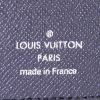Billetera Louis Vuitton en lona Monogram azul y cuero azul - Detail D2 thumbnail