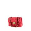 Bolso para llevar al hombro o en la mano Chanel Editions Limitées en cuero acolchado rosa - 00pp thumbnail
