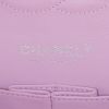Bolso de mano Chanel Timeless en lona acolchada blanca y malva - Detail D4 thumbnail
