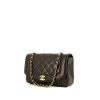 Chanel Vintage Diana shoulder bag in black quilted leather - 00pp thumbnail