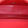 Sac bandoulière Chanel Mini Timeless en jersey matelassé rouge - Detail D2 thumbnail
