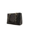 Bolso Cabás Chanel Shopping GST en cuero granulado acolchado negro - 00pp thumbnail