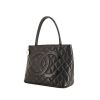Chanel Medaillon - Bag handbag in black quilted grained leather - 00pp thumbnail