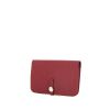 Hermes Dogon - Pocket Hand wallet in burgundy leather taurillon clémence - 00pp thumbnail
