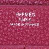 Billetera Hermes Dogon - Pocket Hand en cuero taurillon clémence color burdeos - Detail D3 thumbnail