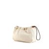 Hermes pouch in beige canvas and brown Barenia leather - 00pp thumbnail