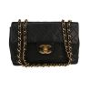 Chanel Timeless Maxi Jumbo handbag in black quilted leather - 360 thumbnail