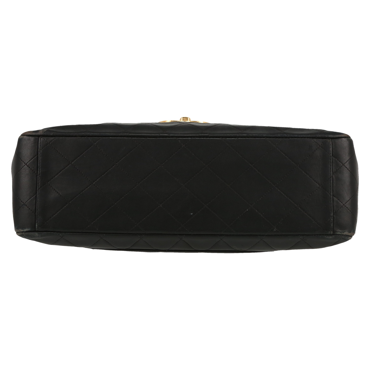 Borsa Chanel Timeless Maxi Jumbo in pelle trapuntata nera - Detail D1