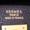 Sac à main Hermes Kelly 35 cm en cuir togo noir - Detail D4 thumbnail