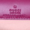 Gucci Dionysus super mini shoulder bag in fuchsia velvet and fuchsia leather - Detail D3 thumbnail