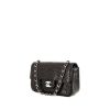 Borsa a tracolla Chanel Mini Timeless in pelle nera simil coccodrillo - 00pp thumbnail