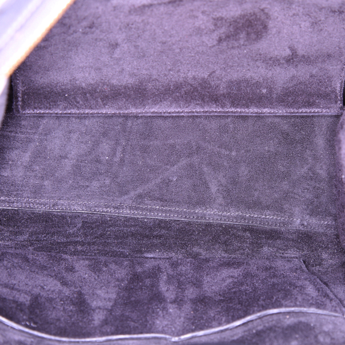 Sac à main Celine Ring en cuir noir - Detail D2