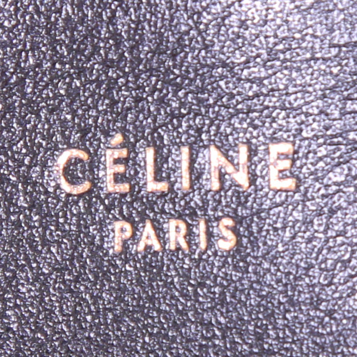 Sac à main Celine Ring en cuir noir - Detail D3