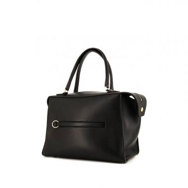 Bolso de mano Celine Ring en cuero negro