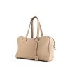 Hermes Victoria handbag in beige clay togo leather - 00pp thumbnail