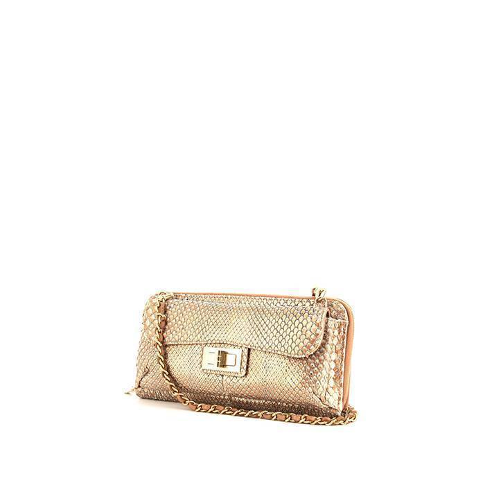 chanel handbag wallet on chain pink