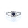 Mauboussin Sex and Love ring in white gold,  sapphire and diamonds - 360 thumbnail