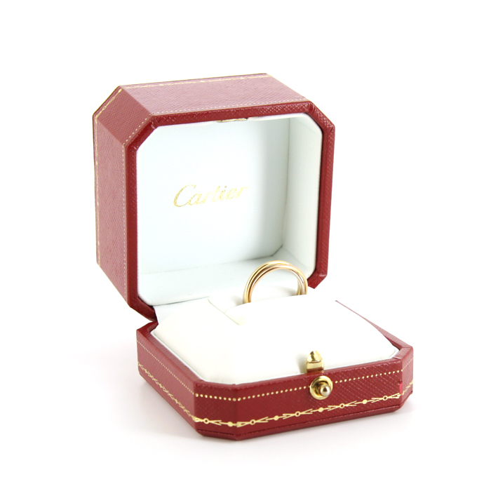 Cartier Trinity size XS ring in 3 golds, size 49 - Detail D2