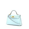 Hermès Kelly 20 cm handbag in light blue epsom leather - 00pp thumbnail