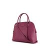 Hermes Bolide medium model handbag in purple Anemone goat - 00pp thumbnail