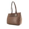 Louis Vuitton Parioli handbag in ebene damier canvas and brown leather - 00pp thumbnail