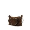 Gucci shoulder bag in brown suede and brown leather - 00pp thumbnail
