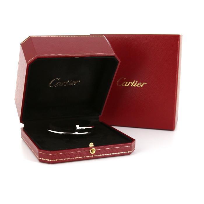 Brazalete Cartier Juste un clou en oro blanco - Detail D2