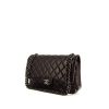 Chanel Timeless jumbo shoulder bag in purple quilted leather - 00pp thumbnail