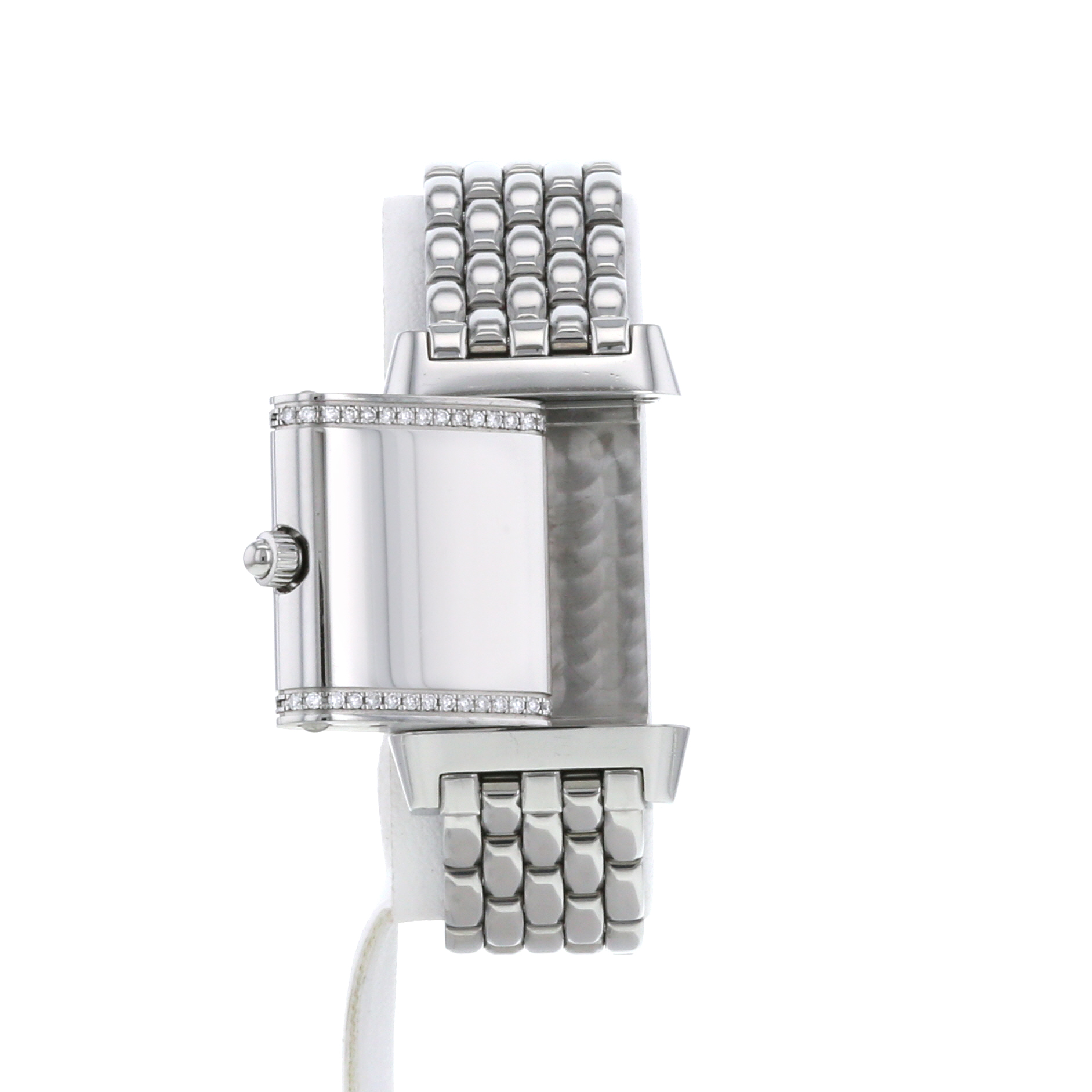 Reloj Jaeger-LeCoultre Reverso Lady de acero Ref :  265808 Circa  2000 - Detail D1