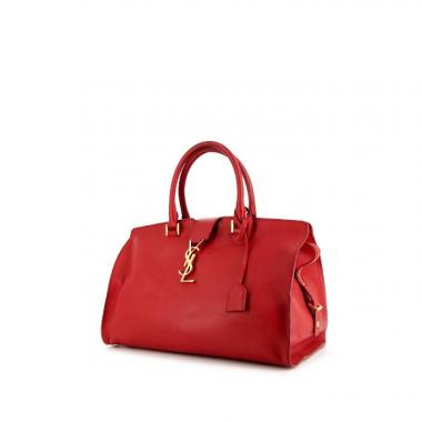 Yves Saint Laurent Chyc handbag in red leather