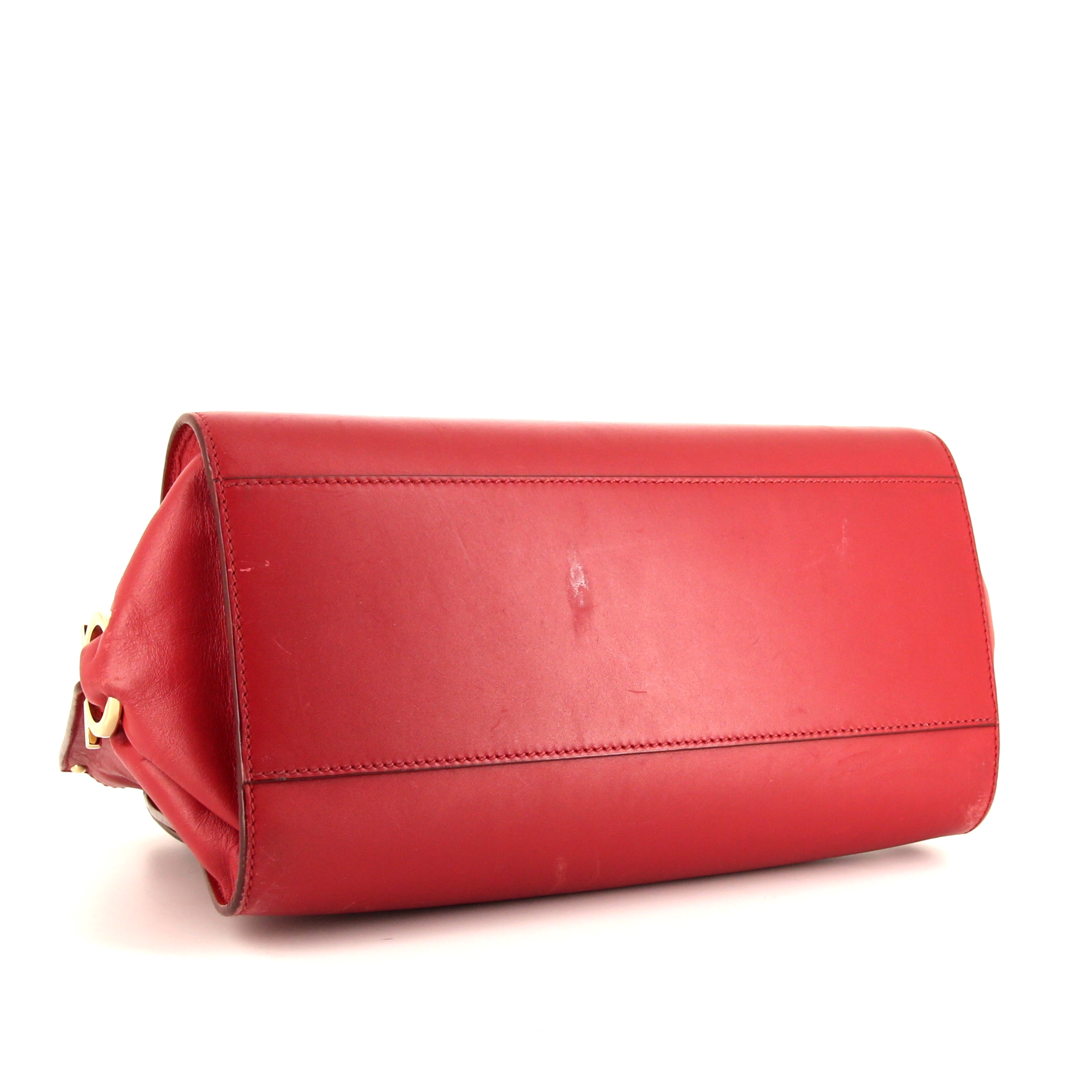 Borsa a tracolla Salvatore Ferragamo Sofia in pelle rossa - Detail D5