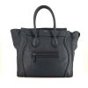 Shopping bag Celine Luggage in pelle martellata blu - 360 thumbnail