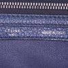 Celine Luggage large model shopping bag in blue grained leather - Detail D3 thumbnail